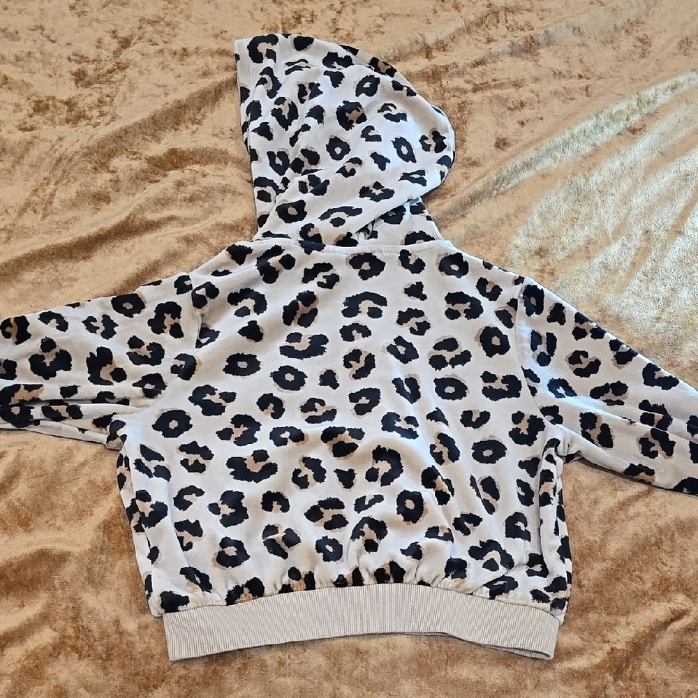 Leopard Print Kids Swear Set - Tan and Black 3/4t - Picture 6 of 6
